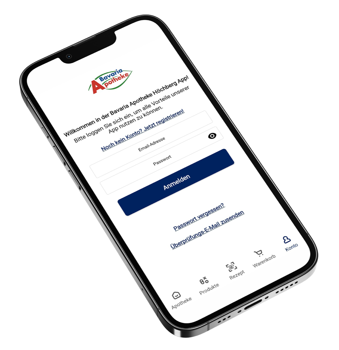 Bavaria Apotheke App auf dem Smartphone